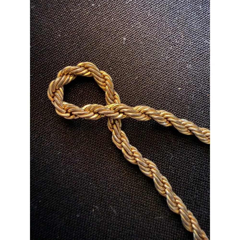 Vintage Napier Twisted Gold Chain